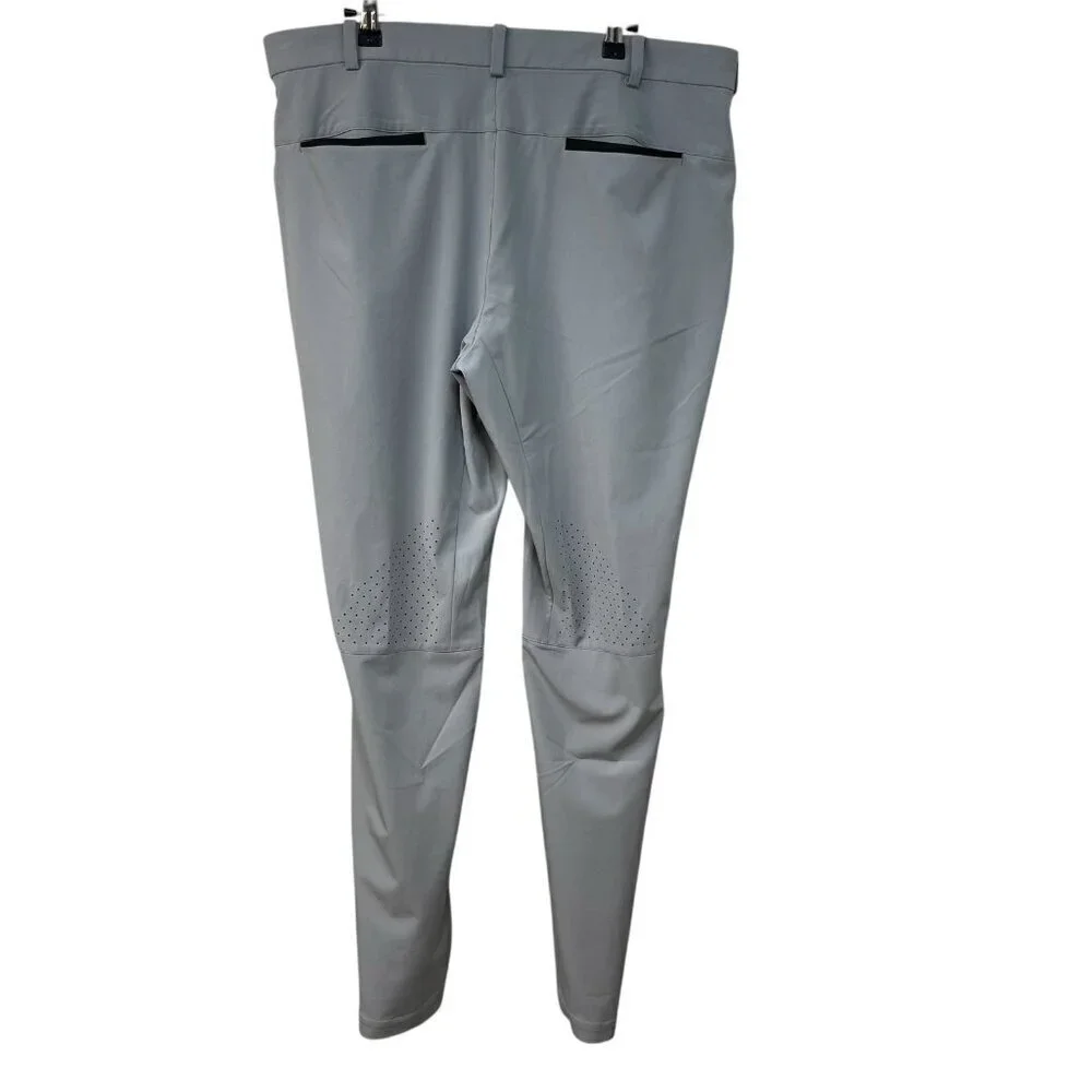 Nike Golf Tour Performance Gray Stretch Pants Slash Pockets 38 x 34 Vented